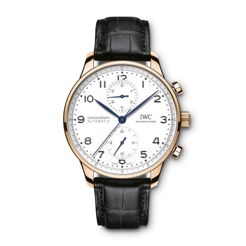 IWC IW3716-03 : Portugieser Chronograph "150 Years" Red Gold / White