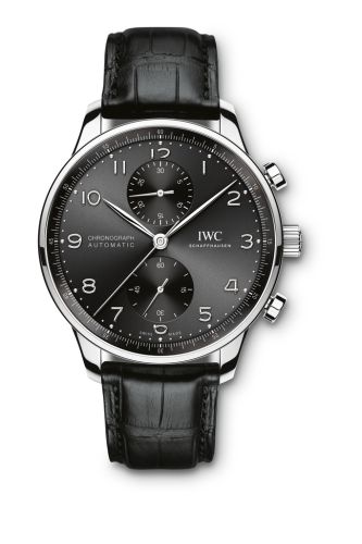 IWC IW3716-09 : Portugieser Chronograph Stainless Steel / Black