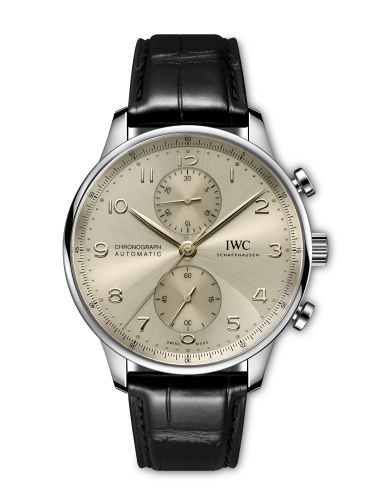 IWC IW3716-24 : Portugieser Chronograph Stainless Steel / Dune