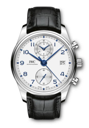 IWC IW3903 02 Portugieser Chronograph Classic Stainless Steel Silver WatchBase