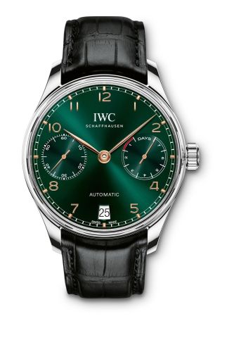 IWC IW5007-08 : Portugieser Automatic 5007 Stainless Steel / Green / Kuwait