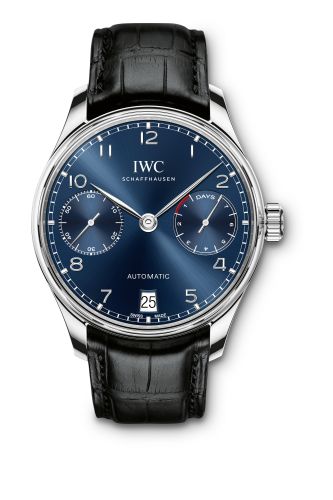 IWC IW5007-10 : Portugieser Automatic 5007 Stainless Steel / Blue