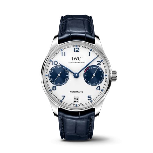 IWC IW5007-15 : Portugieser Automatic 5007 Stainless Steel / Silver - Blue