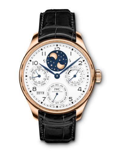 IWC IW5034-05 : Portugieser Perpetual Calendar Double Moon “150 Years” Red Gold / White