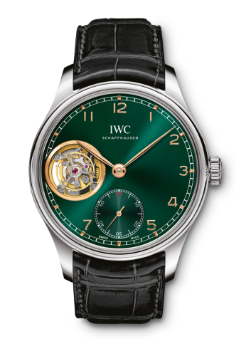 IWC IW5463-07 : Portugieser Tourbillon Hand-Wound White Gold / Green /  Middle East