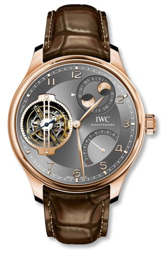 IWC IW5901-01 : Portugieser Constant-Force Tourbillon Double Moon Red Gold / Ardoise