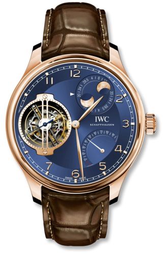 IWC IW5901-06 : Portugieser Constant-Force Tourbillon Double Moon Red Gold / Blue