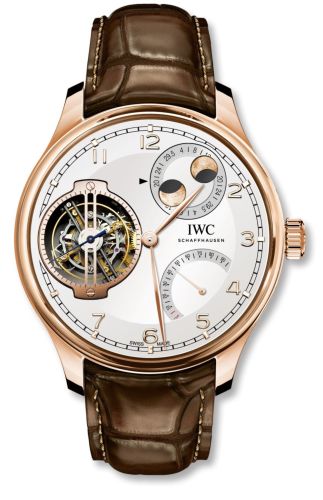 IWC IW5901-08 : Portugieser Constant-Force Tourbillon Double Moon Red Gold / Silver