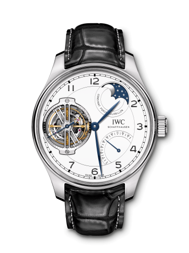 IWC IW5902-02 : Portugieser Constant-Force Tourbillon Edition “150 Years” Platinum / White