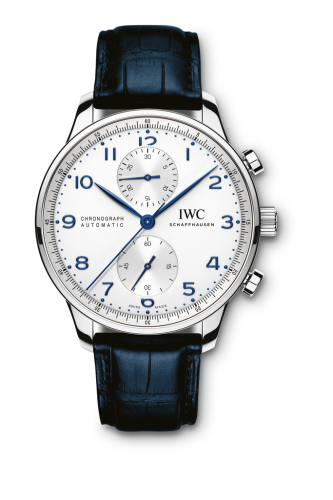 IWC IW3714-46 : Portuguese Chrono-Automatic Stainless Steel / Silver