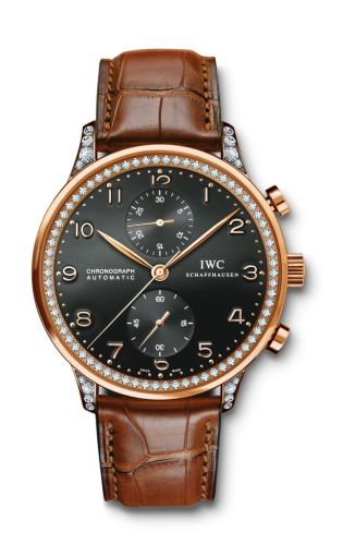 IWC IW3714-71 : Portuguese Chrono-Automatic Rose Gold / 108 Diamond