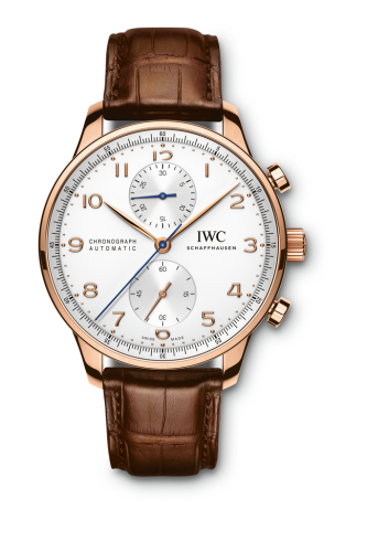IWC IW3714-80 : Portuguese Chrono-Automatic Red Gold / Silver