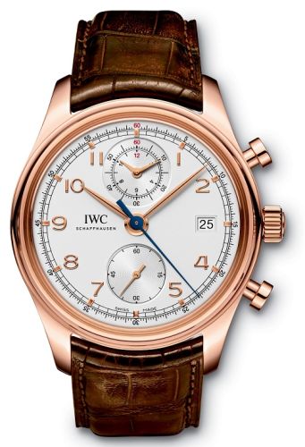 IWC IW3904 02 Portuguese Chronograph Classic Red Gold WatchBase