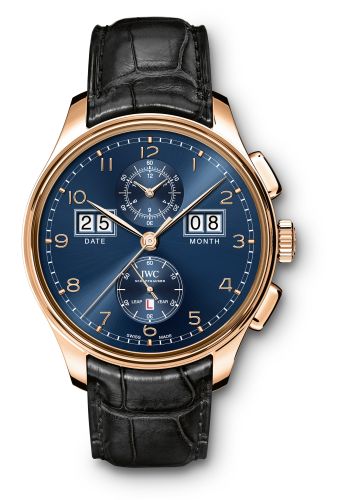 IWC IW3972-04 : Portugieser Perpetual Calendar Digital Date-Month Edition "75th Anniversary" Red Gold / Blue