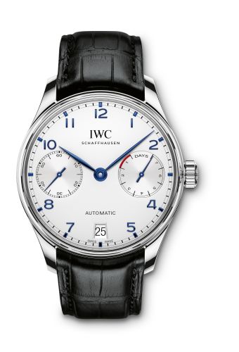IWC IW5007-05 : Portugieser Automatic 5007 Stainless Steel / Silver - Blue Numerals