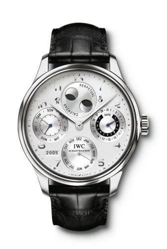 IWC IW5021-09 : Portuguese Perpetual Calendar 5021 Platinum / Silver