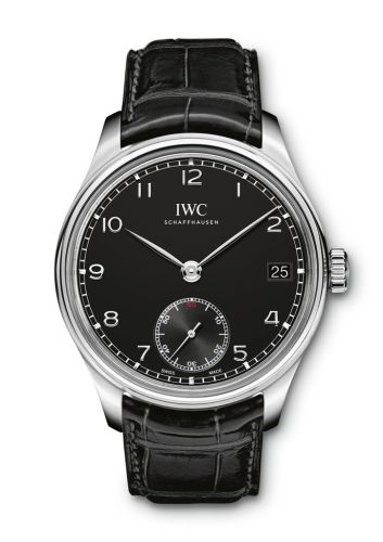 IWC IW5102-02 : Portuguese Hand-Wound Eight Days Stainless Steel / Black