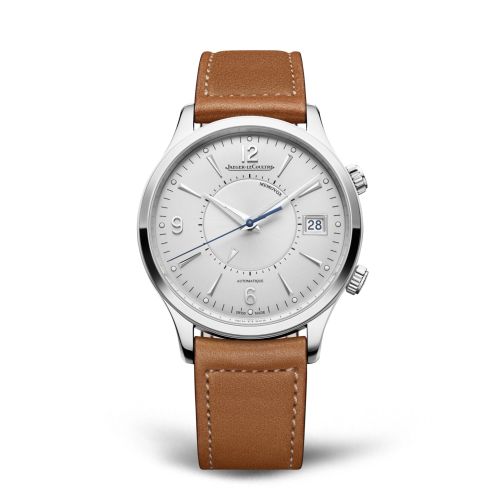 Jaeger-LeCoultre Q411843J : Master Control Memovox Stainless Steel / Silver / Calf
