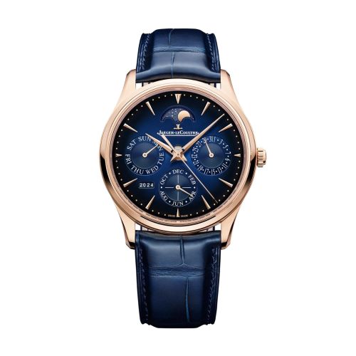 Jaeger-LeCoultre Q114258J : Master Ultra Thin Perpetual Pink Gold / Gradient Blue