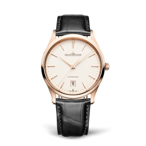 Jaeger-LeCoultre 1232511 : Master Ultra Thin Date Pink Gold / Eggshell ...