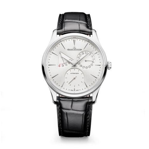 Jaeger-LeCoultre Q1378421 : Master Ultra Thin Réserve de Marche Stainless Steel / Silver / Alligator