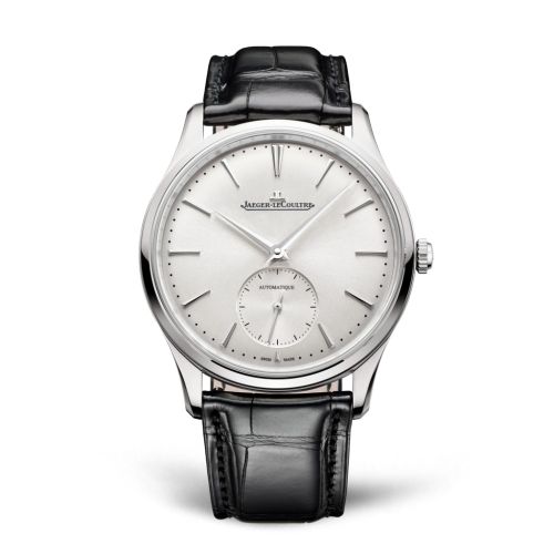Jaeger-LeCoultre 1218420 : Master Ultra Thin Small Seconds Stainless Steel / Silver / Alligator
