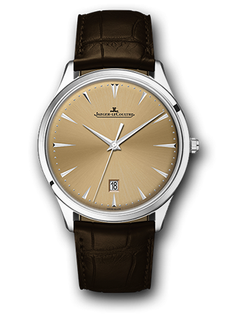 Jaeger-LeCoultre 1288430 : Master Ultra Thin Date Stainless Steel / Champagne