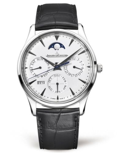 Jaeger-LeCoultre 1303520 : Master Ultra Thin Perpetual White Gold / Silver / Alligator