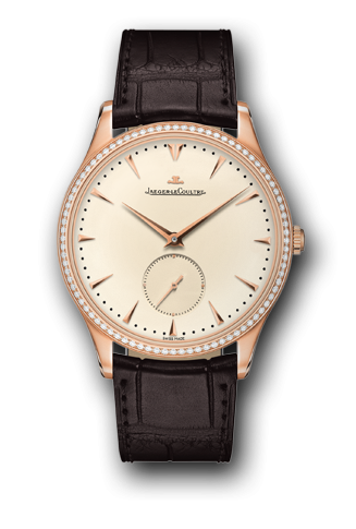 Jaeger-LeCoultre 1352502 : Master Ultra Thin Small Second Pink Gold Diamond 40