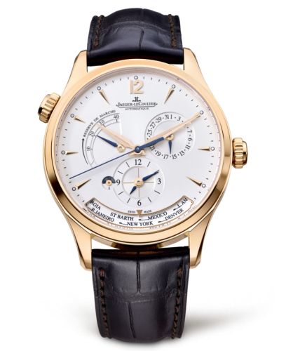 Jaeger-LeCoultre 1422521 : Master Geographic Pink Gold / Silver / Alligator