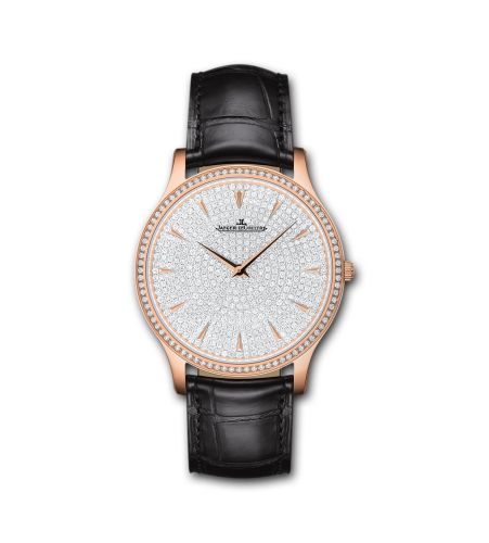 Jaeger-LeCoultre 1452507 : Master Ultra Thin Pink Gold Diamond