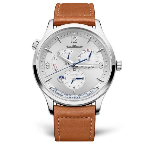 Jaeger-LeCoultre 4128420 : Master Control Geographic Stainless Steel / Silver / Calf