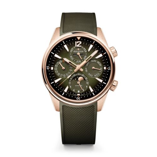 Jaeger-LeCoultre Q908263J : Polaris Perpetual Calendar Pink Gold / Green