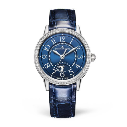 Jaeger-LeCoultre 3468480 : Rendez-Vous Night & Day Small Stainless Steel / Diamond / Blue / Alligator