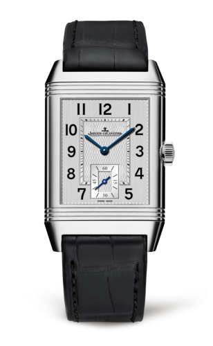 Jaeger-LeCoultre 2438520 : Reverso Classic Medium Small Seconds Stainless Steel / Silver / Alligator