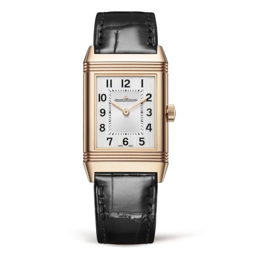 Jaeger-LeCoultre 2542540 : Reverso Classic Medium Thin Pink Gold / Silver / Alligator