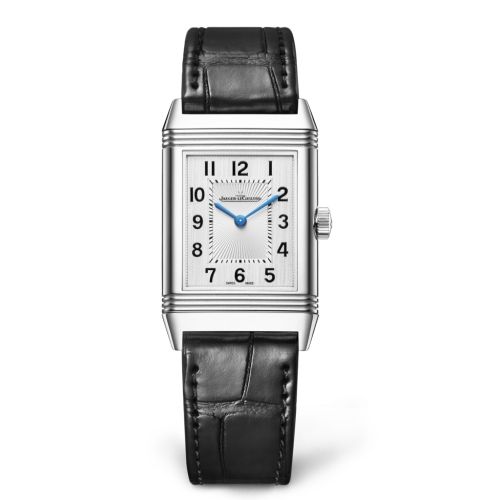 Jaeger-LeCoultre 2548440 : Reverso Classic Medium Thin Stainless Steel / Silver / Alligator