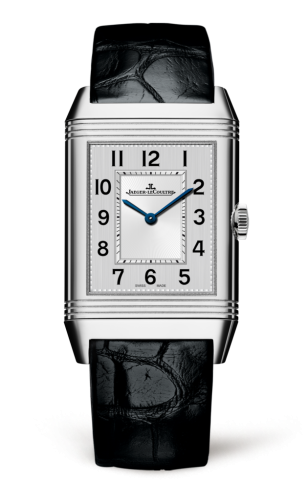 Jaeger-LeCoultre 2548520 : Reverso Classic Medium Thin Stainless Steel / Silver / Alligator