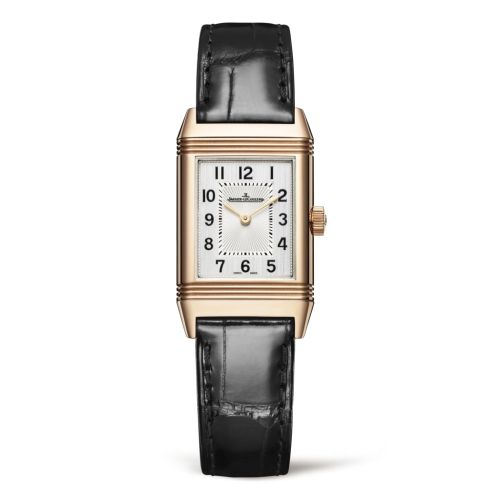 Jaeger-LeCoultre 2602540 : Reverso Classic Small Pink Gold / Silver / Alligator