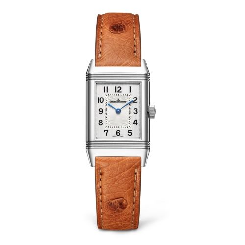 Jaeger-LeCoultre 2608441 : Reverso Classic Small Stainless Steel / Silver / Ostrich