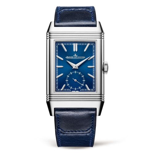 Jaeger-LeCoultre 3978480 : Reverso Tribute Small Seconds Stainless Steel / Blue / Fagliano