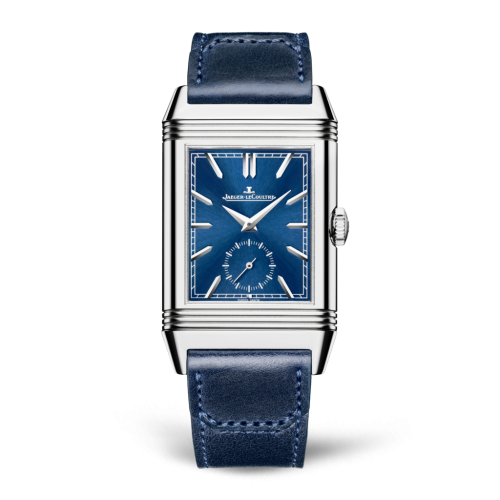 Jaeger-LeCoultre 3988482 : Reverso Tribute Duoface Stainless Steel / Blue / Fagliano