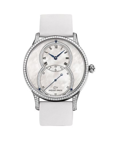 Jaquet Droz J014014272 : Grande Seconde 39 Mother of Pearl Diamond / White Gold