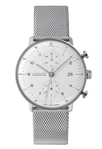 Junghans 027/4003.44 : Max Bill Chronoscope Silver Bracelet