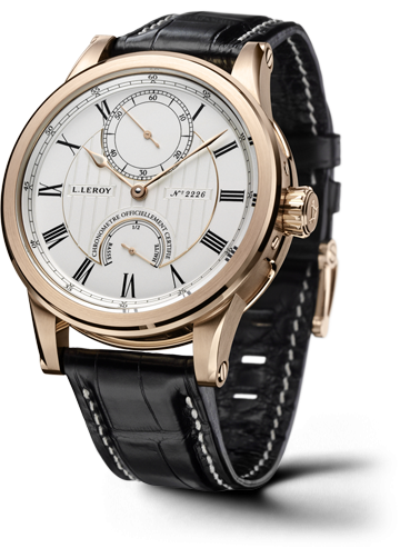 Leroy LL201/1 : Automatic Deck Chronometer Pink Gold Silver