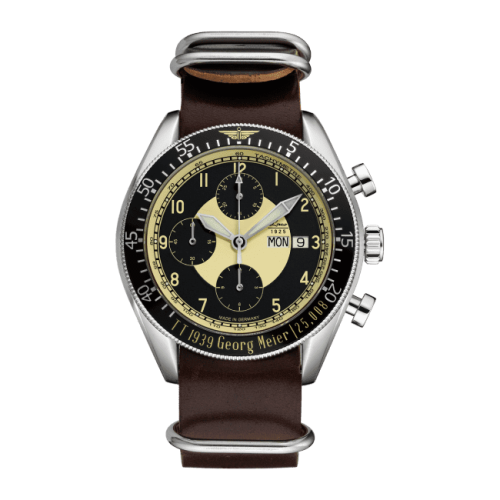 Laco 861878 : Editions Mission Manx / Stainless Steel / Black