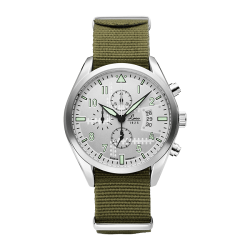Laco 861918 : Chronographs Seattle / Stainless Steel / Silver