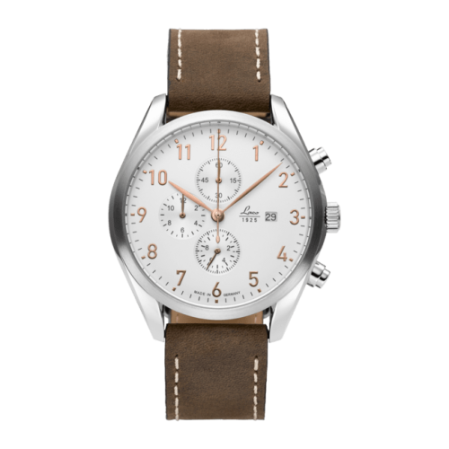 Laco 861920 : Chronographs Montreal / Stainless Steel / Silver