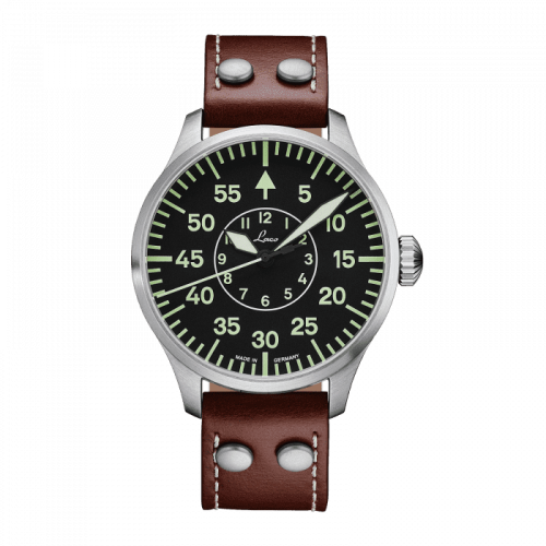 Laco 861690.2 : Pilot Watch Basic Aachen Stainless Steel / Black