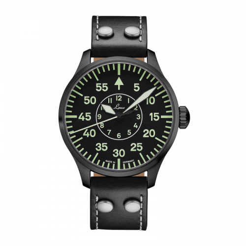 Laco 861760.2 : Pilot Watch Basic Bielefeld Stainless Steel / Black